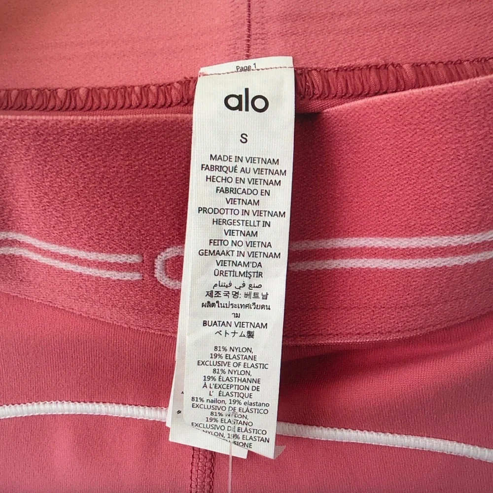 ALO Yoga Rose Seamless Scoop Sports Bra & High-Waist Leggings Set